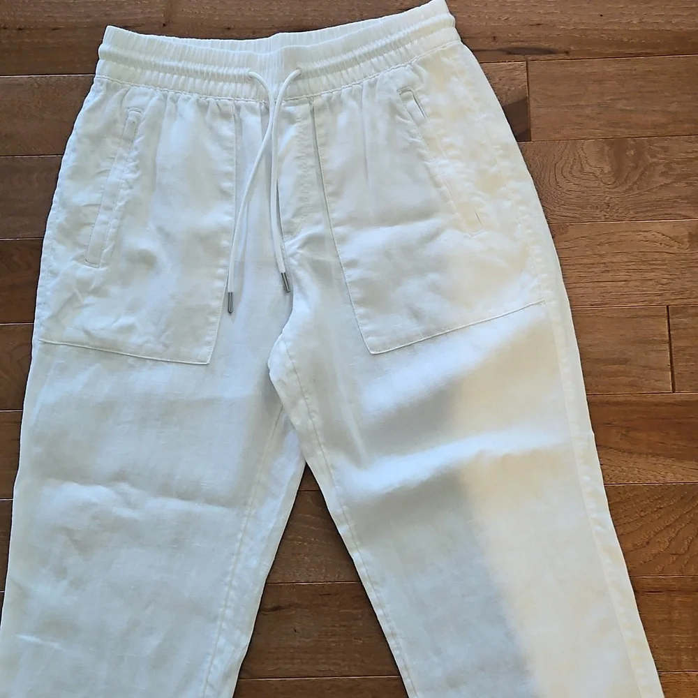 Nwot Athleta Linnen White Joggers
